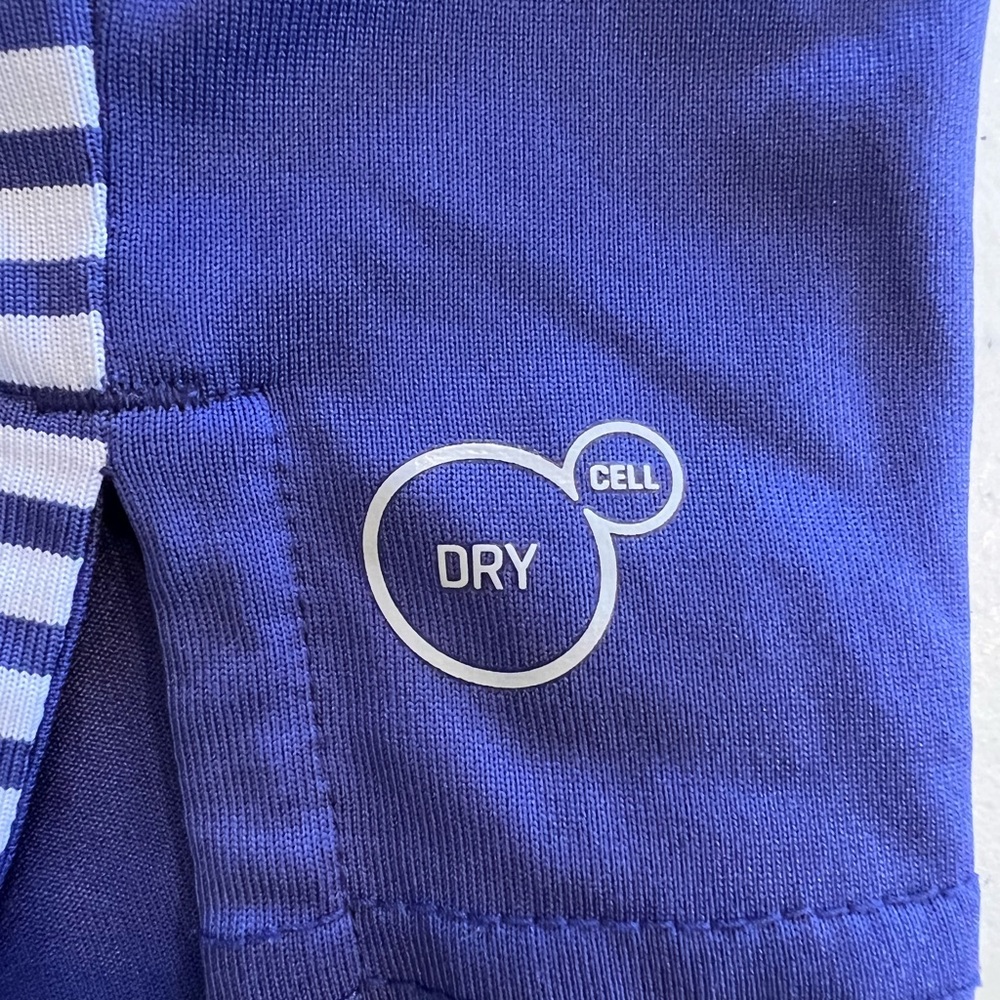 Mens Puma Dry Cell purple/blue shirt and white golf polo - Picture 7 of 7